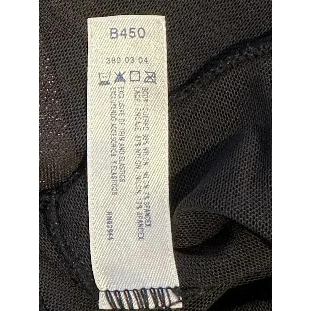 Barely There Mesh Tank Top With Lace Trim | Size M - Picture 4 of 4